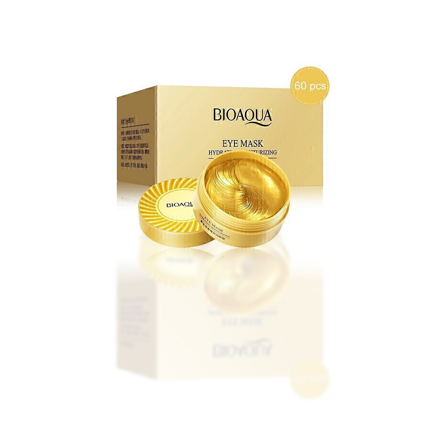 پچ زیر چشم بیواکوا (Bioaqua) مدل طلا بسته 60 عددی