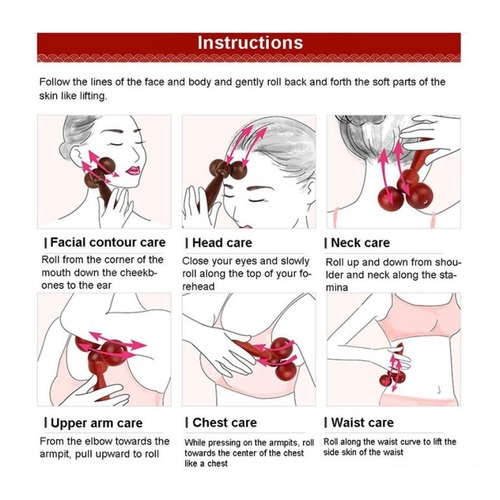 رول چوبی ماساژ صورت و بدن